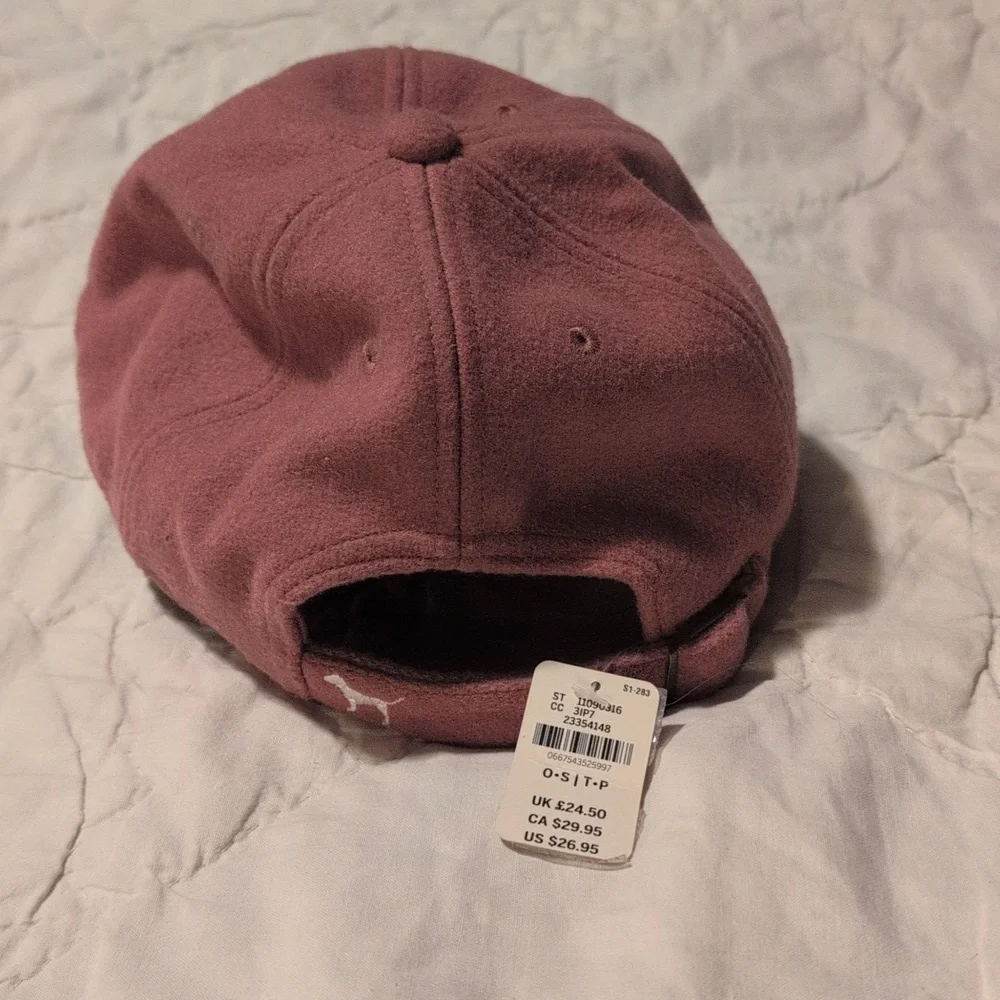 Victoria Secret Pink Love Pink Baseball Cap Nwt - Picture 2 of 2